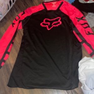 Neon fox racing shirt